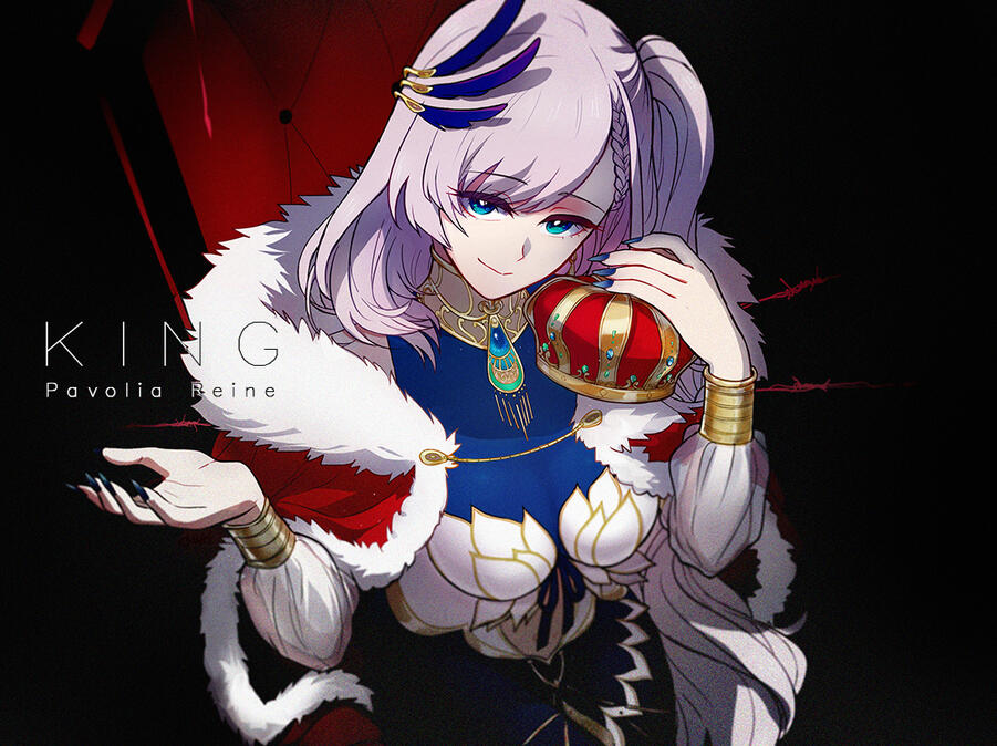 Pavolia Reine - KING (cover illust.)